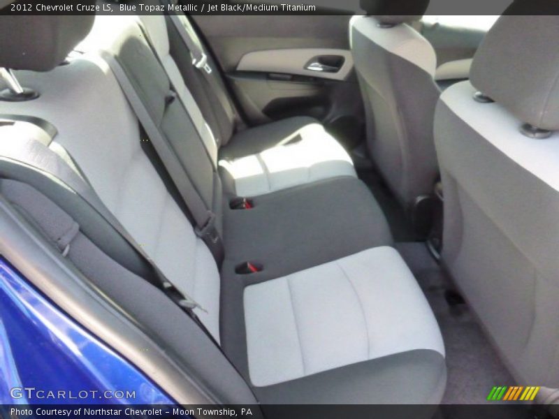 Blue Topaz Metallic / Jet Black/Medium Titanium 2012 Chevrolet Cruze LS