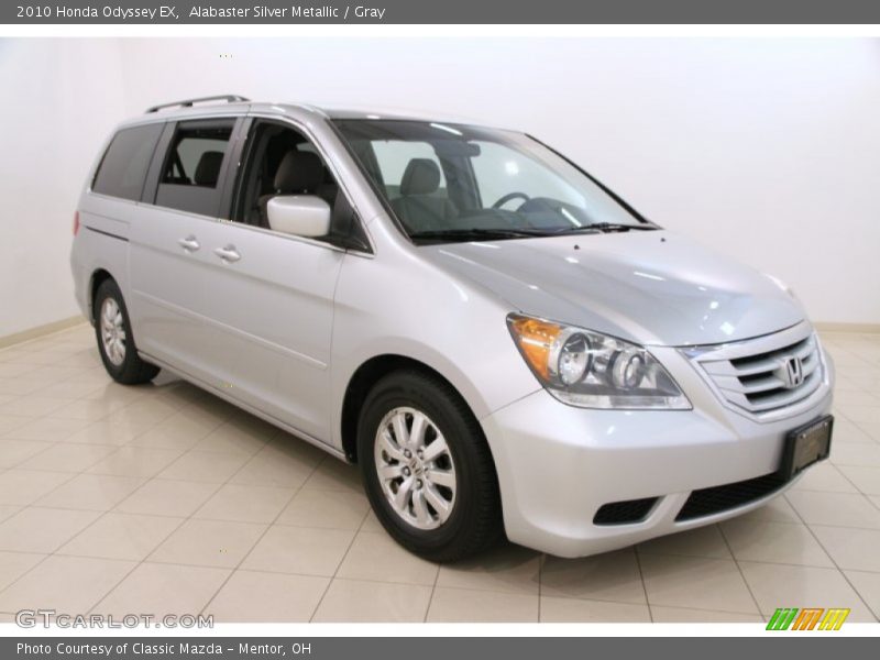 Alabaster Silver Metallic / Gray 2010 Honda Odyssey EX