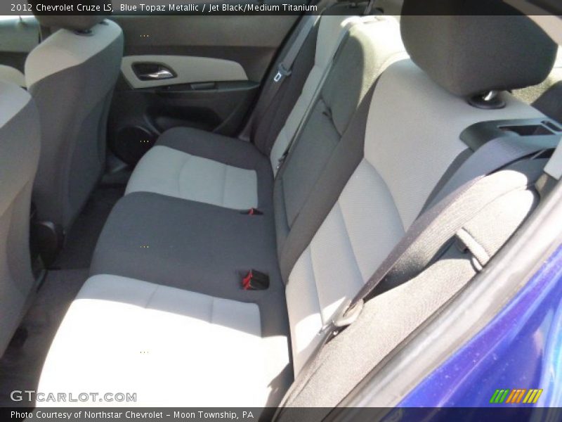 Blue Topaz Metallic / Jet Black/Medium Titanium 2012 Chevrolet Cruze LS