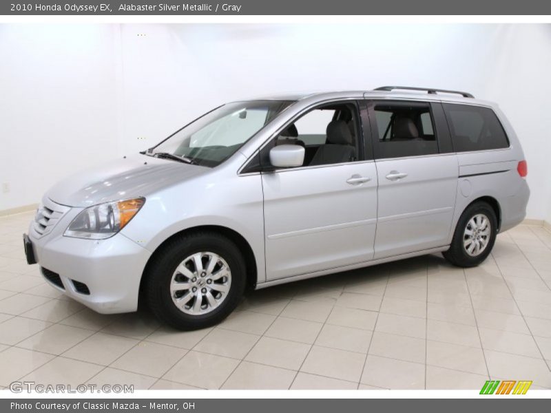 Alabaster Silver Metallic / Gray 2010 Honda Odyssey EX
