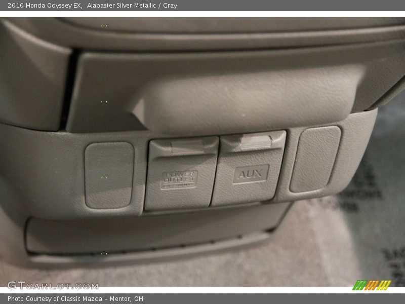 Alabaster Silver Metallic / Gray 2010 Honda Odyssey EX