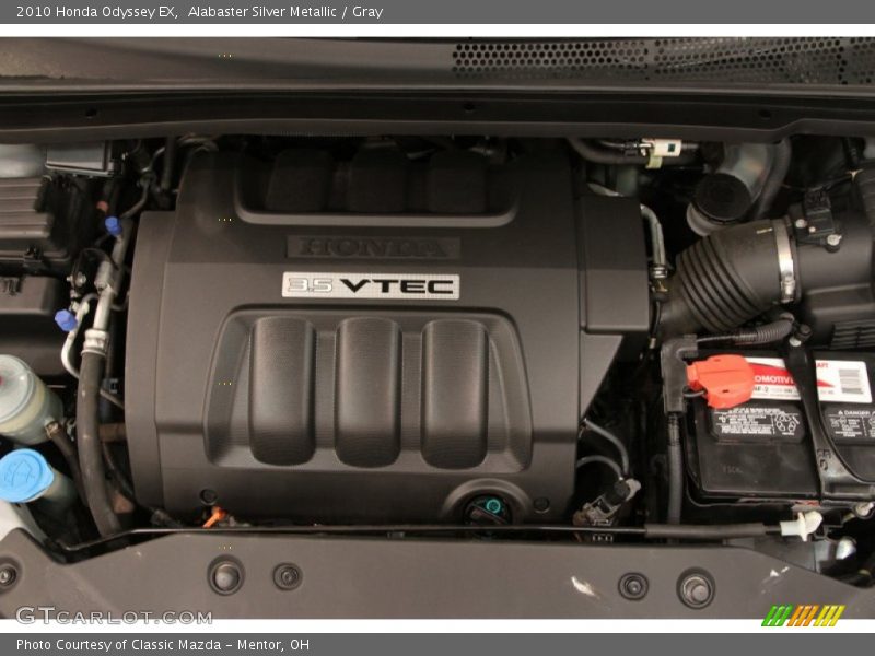 Alabaster Silver Metallic / Gray 2010 Honda Odyssey EX