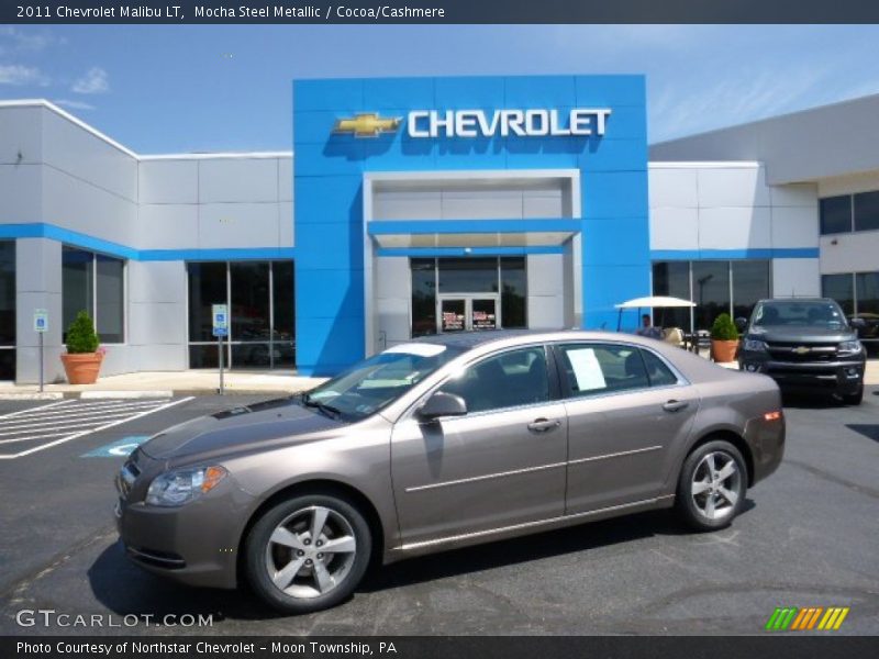 Mocha Steel Metallic / Cocoa/Cashmere 2011 Chevrolet Malibu LT