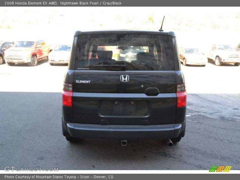 Nighthawk Black Pearl / Gray/Black 2008 Honda Element EX AWD