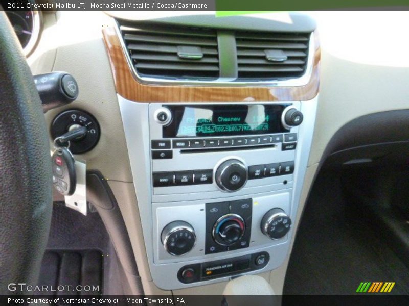 Mocha Steel Metallic / Cocoa/Cashmere 2011 Chevrolet Malibu LT