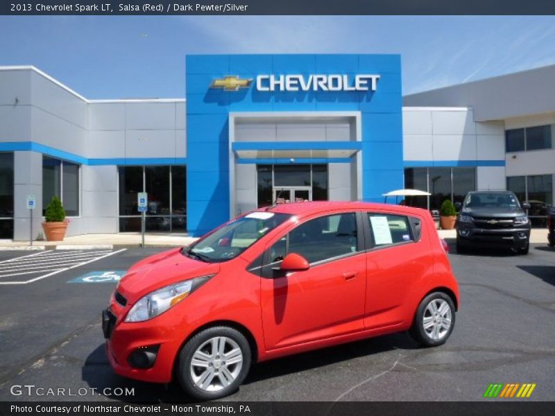Salsa (Red) / Dark Pewter/Silver 2013 Chevrolet Spark LT