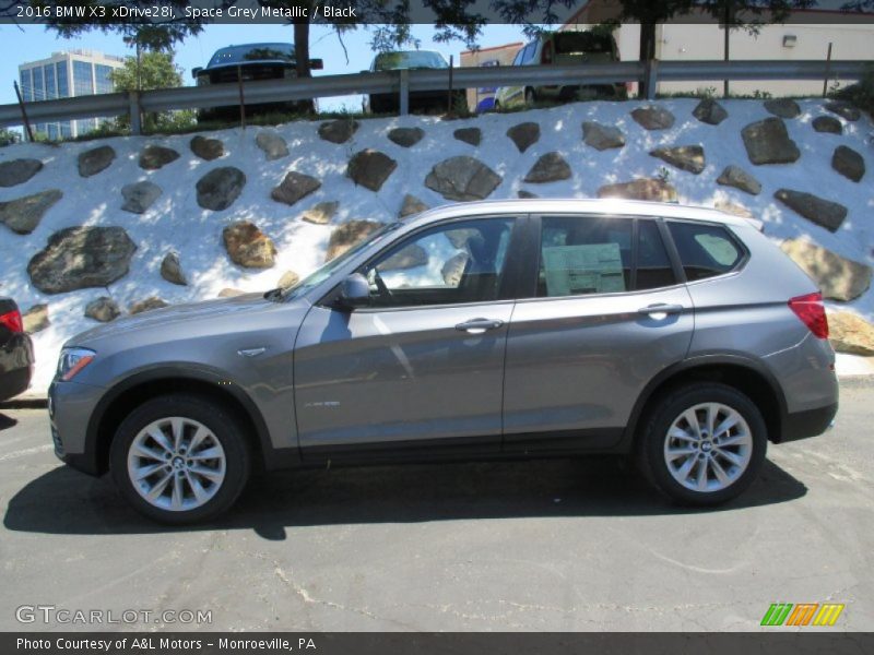 Space Grey Metallic / Black 2016 BMW X3 xDrive28i