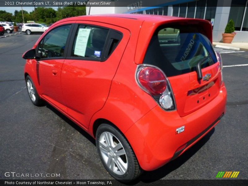 Salsa (Red) / Dark Pewter/Silver 2013 Chevrolet Spark LT