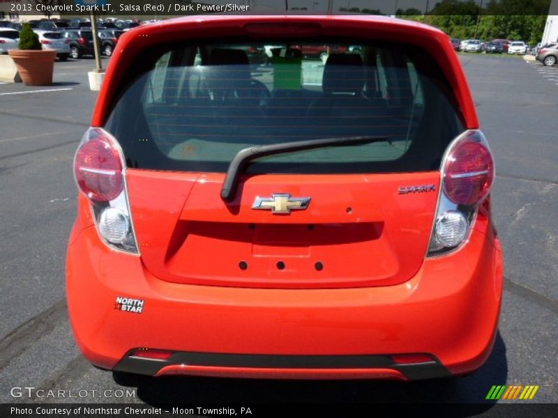 Salsa (Red) / Dark Pewter/Silver 2013 Chevrolet Spark LT