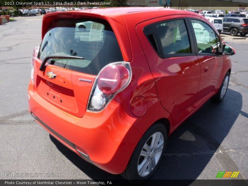Salsa (Red) / Dark Pewter/Silver 2013 Chevrolet Spark LT