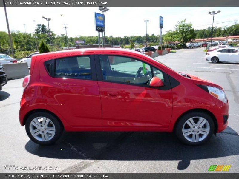 Salsa (Red) / Dark Pewter/Silver 2013 Chevrolet Spark LT