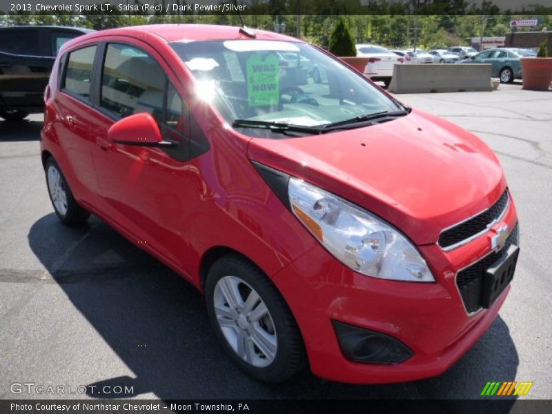 Salsa (Red) / Dark Pewter/Silver 2013 Chevrolet Spark LT