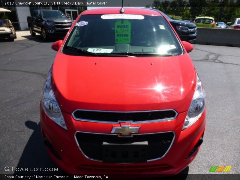 Salsa (Red) / Dark Pewter/Silver 2013 Chevrolet Spark LT