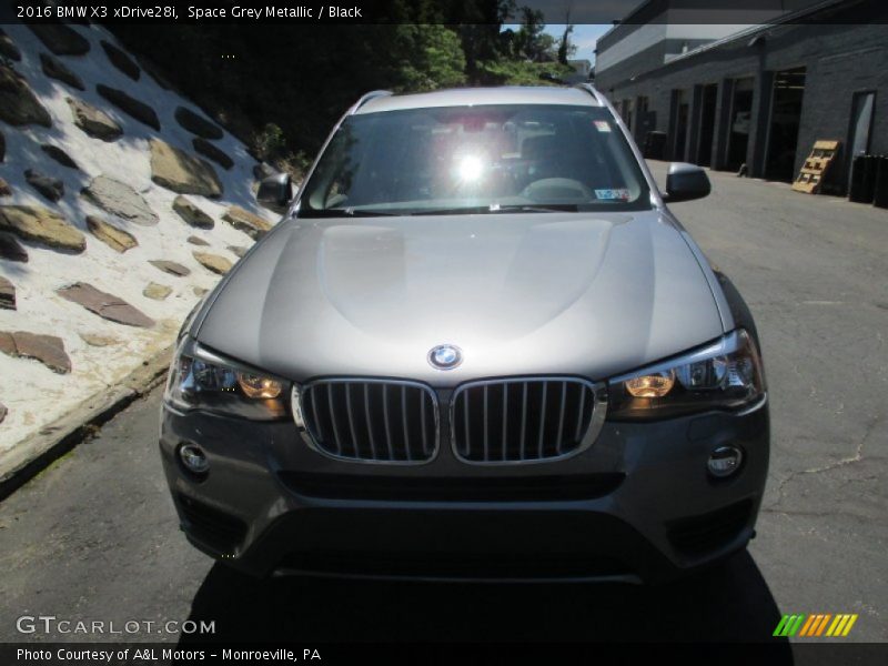 Space Grey Metallic / Black 2016 BMW X3 xDrive28i