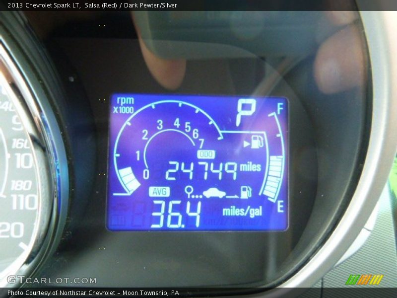 Salsa (Red) / Dark Pewter/Silver 2013 Chevrolet Spark LT