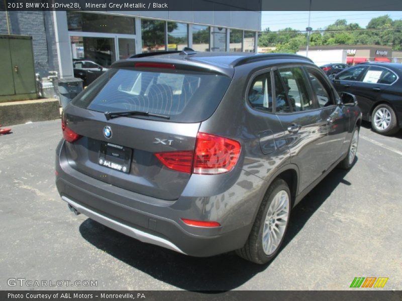 Mineral Grey Metallic / Black 2015 BMW X1 xDrive28i