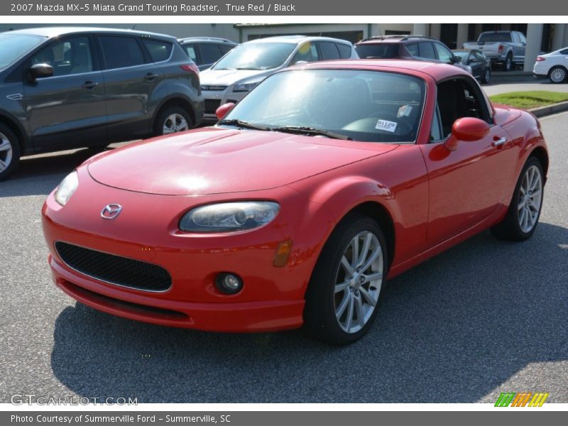True Red / Black 2007 Mazda MX-5 Miata Grand Touring Roadster