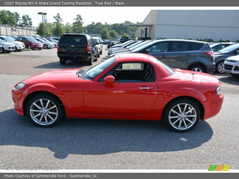 True Red / Black 2007 Mazda MX-5 Miata Grand Touring Roadster