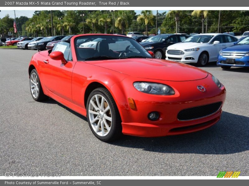 True Red / Black 2007 Mazda MX-5 Miata Grand Touring Roadster