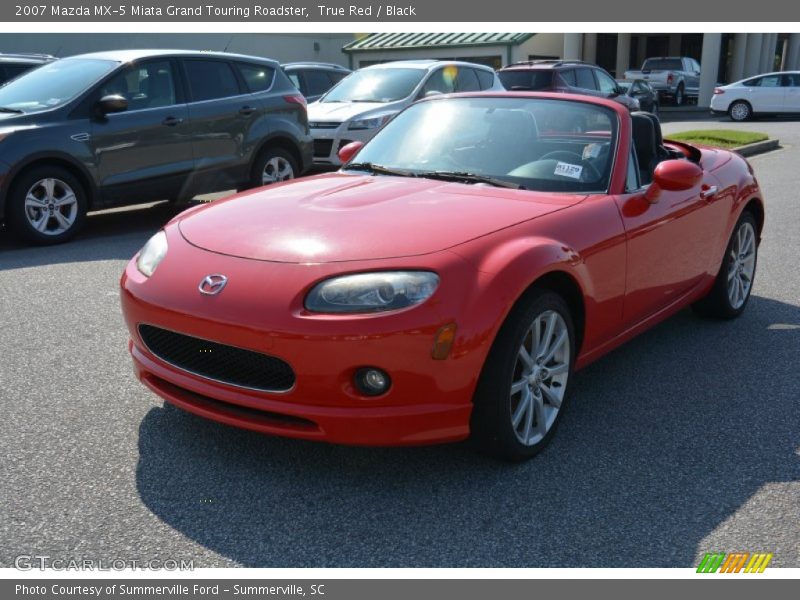 True Red / Black 2007 Mazda MX-5 Miata Grand Touring Roadster