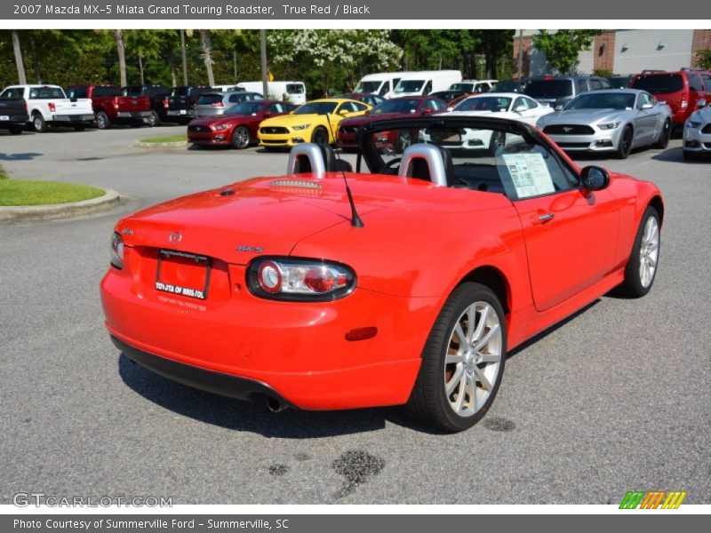 True Red / Black 2007 Mazda MX-5 Miata Grand Touring Roadster