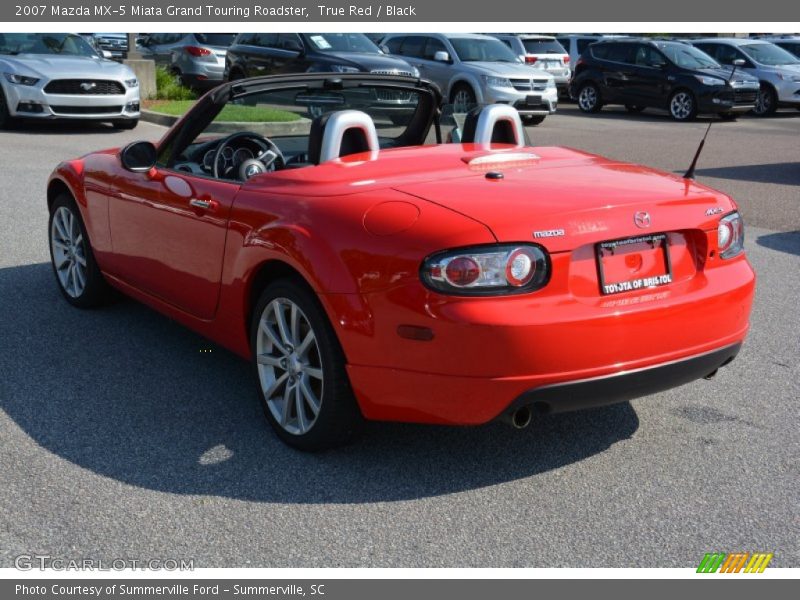 True Red / Black 2007 Mazda MX-5 Miata Grand Touring Roadster