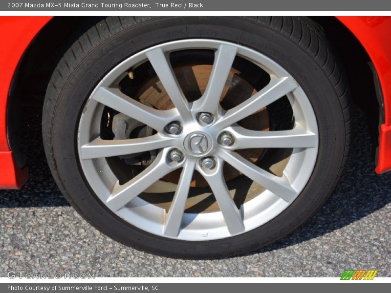 True Red / Black 2007 Mazda MX-5 Miata Grand Touring Roadster