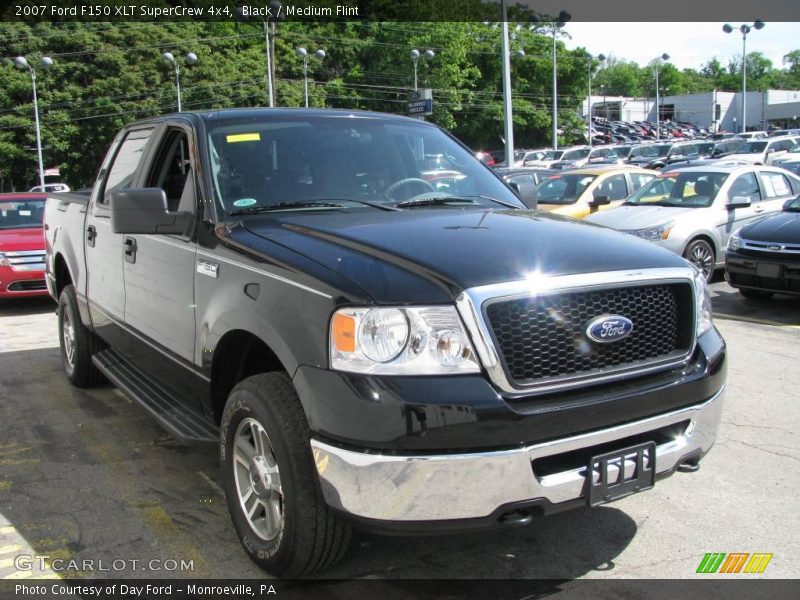 Black / Medium Flint 2007 Ford F150 XLT SuperCrew 4x4