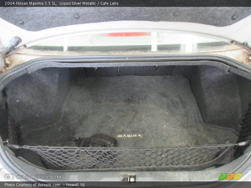 Liquid Silver Metallic / Cafe Latte 2004 Nissan Maxima 3.5 SL