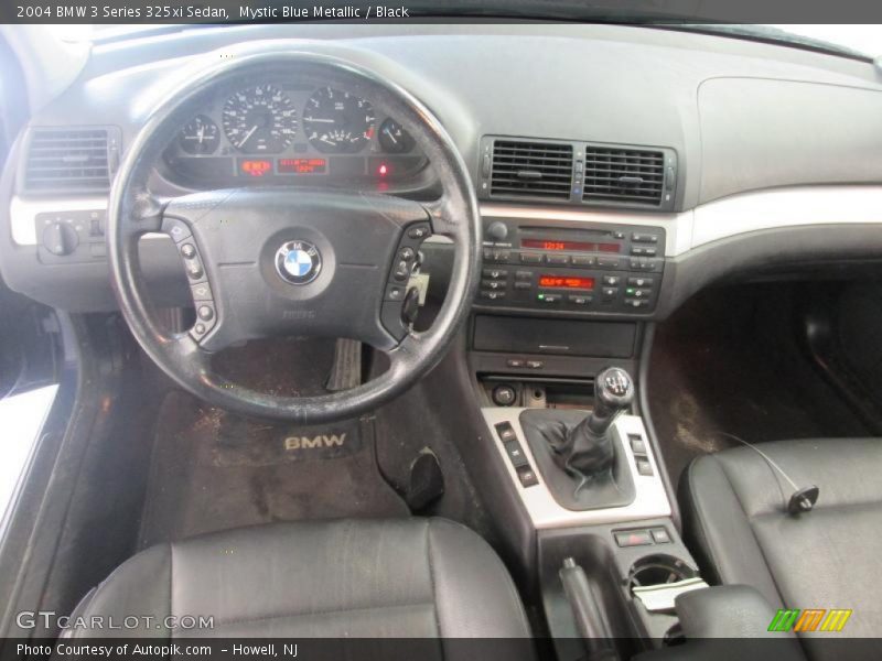 Mystic Blue Metallic / Black 2004 BMW 3 Series 325xi Sedan