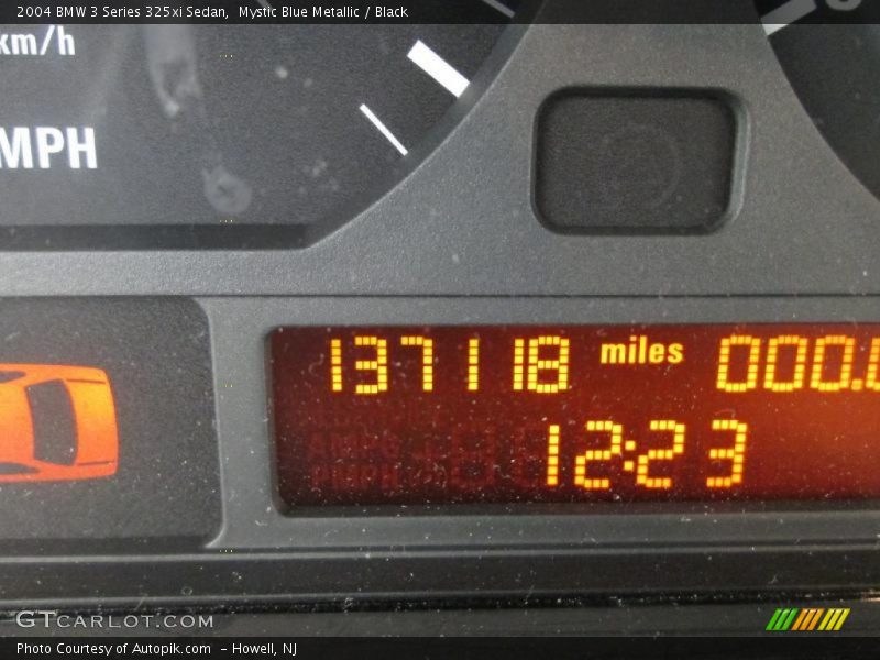 Mystic Blue Metallic / Black 2004 BMW 3 Series 325xi Sedan