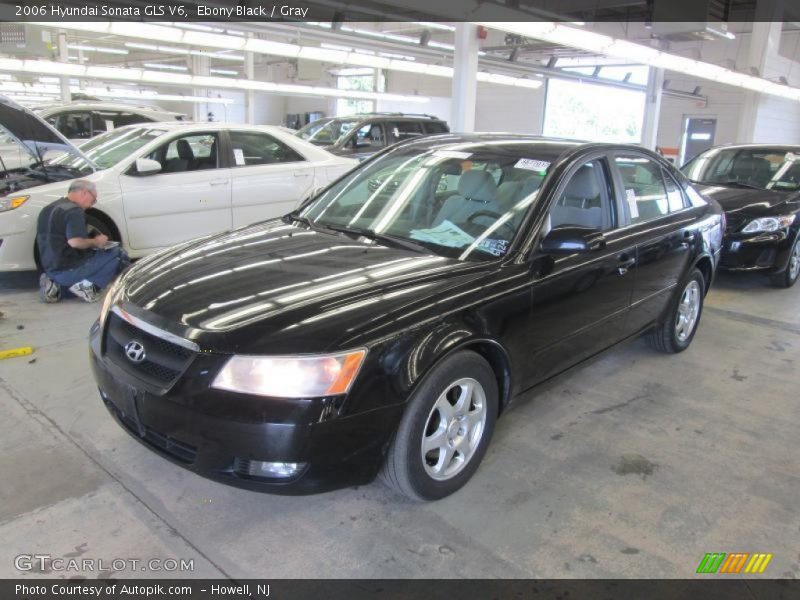 Ebony Black / Gray 2006 Hyundai Sonata GLS V6