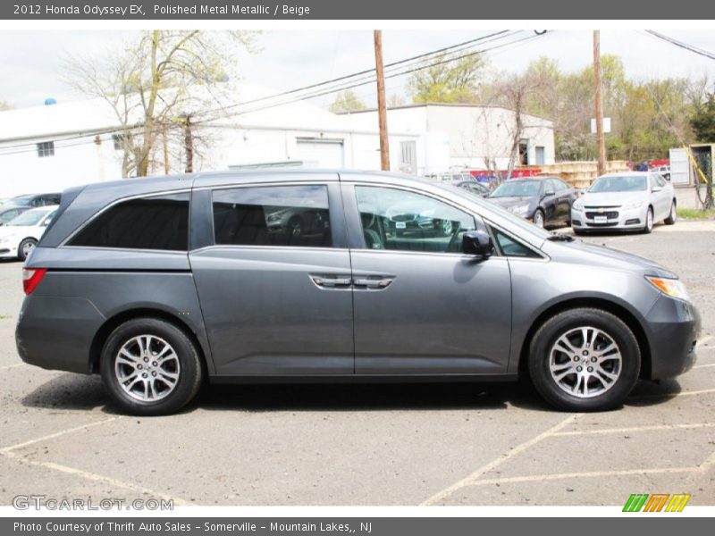 Polished Metal Metallic / Beige 2012 Honda Odyssey EX