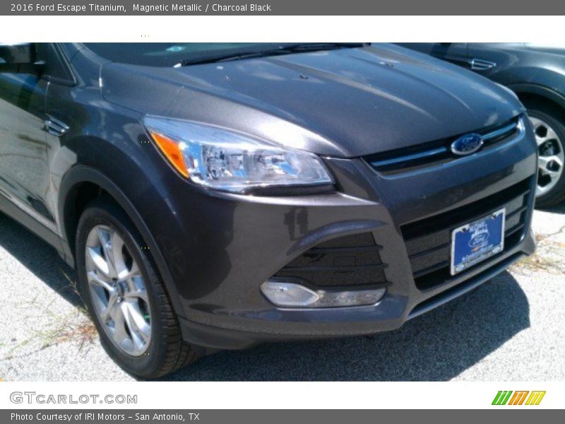 Magnetic Metallic / Charcoal Black 2016 Ford Escape Titanium