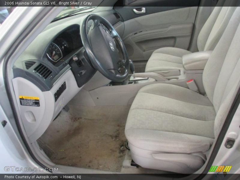 Bright Silver / Gray 2006 Hyundai Sonata GLS V6