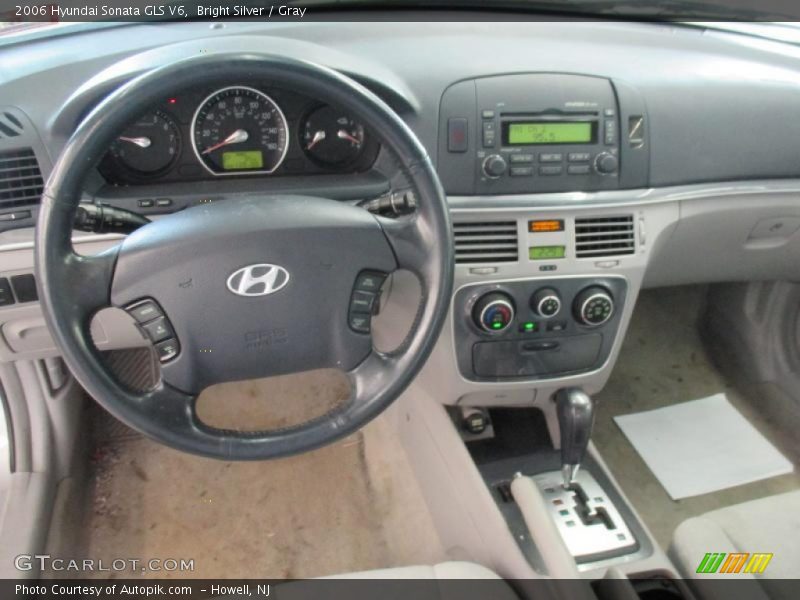 Bright Silver / Gray 2006 Hyundai Sonata GLS V6
