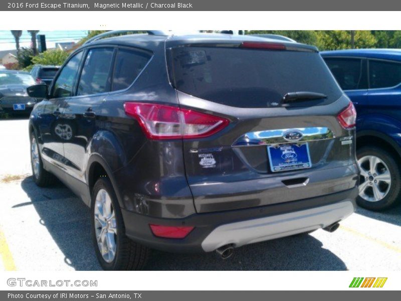 Magnetic Metallic / Charcoal Black 2016 Ford Escape Titanium