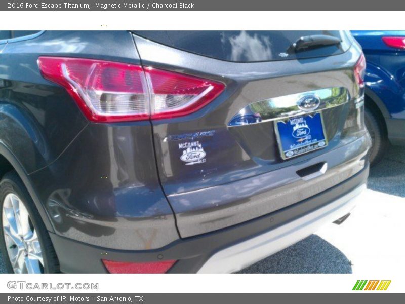 Magnetic Metallic / Charcoal Black 2016 Ford Escape Titanium