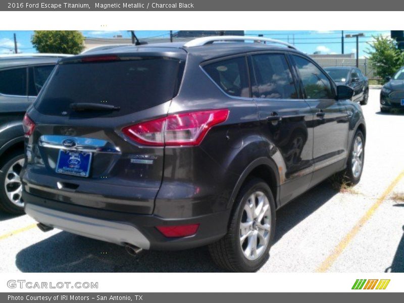 Magnetic Metallic / Charcoal Black 2016 Ford Escape Titanium