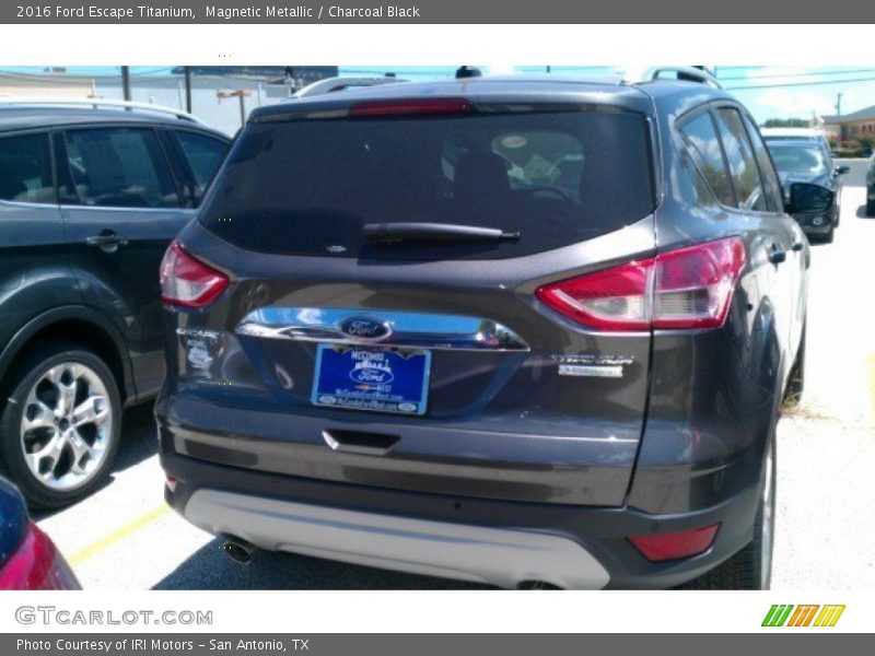 Magnetic Metallic / Charcoal Black 2016 Ford Escape Titanium