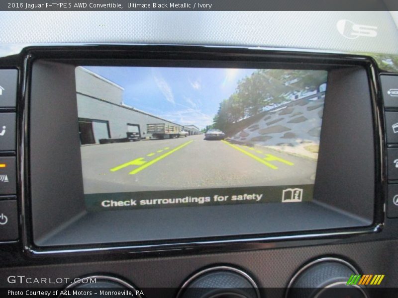 Ultimate Black Metallic / Ivory 2016 Jaguar F-TYPE S AWD Convertible