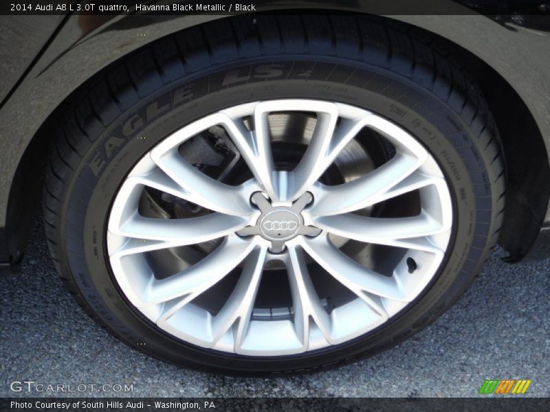 Havanna Black Metallic / Black 2014 Audi A8 L 3.0T quattro