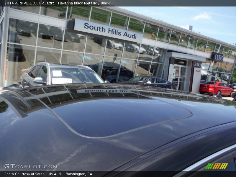 Havanna Black Metallic / Black 2014 Audi A8 L 3.0T quattro