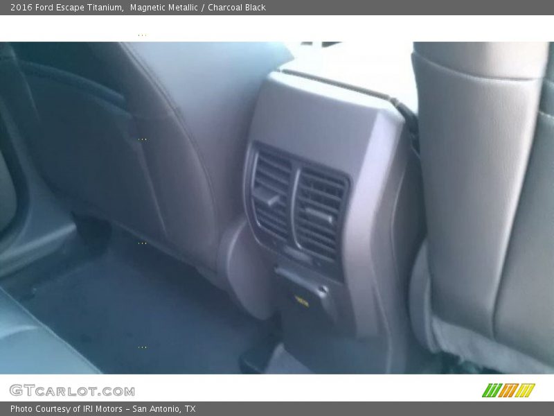 Magnetic Metallic / Charcoal Black 2016 Ford Escape Titanium