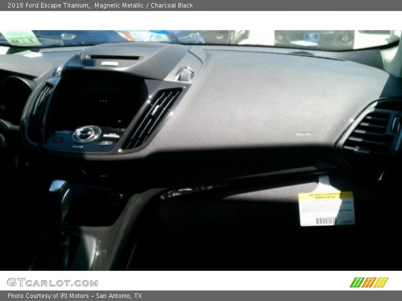 Magnetic Metallic / Charcoal Black 2016 Ford Escape Titanium