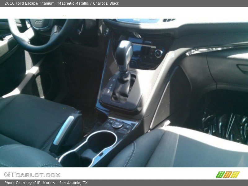 Magnetic Metallic / Charcoal Black 2016 Ford Escape Titanium