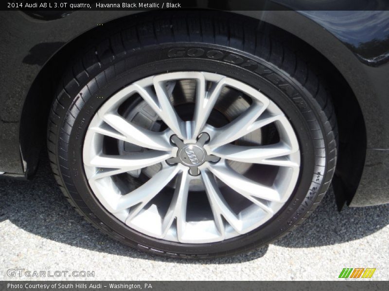 Havanna Black Metallic / Black 2014 Audi A8 L 3.0T quattro