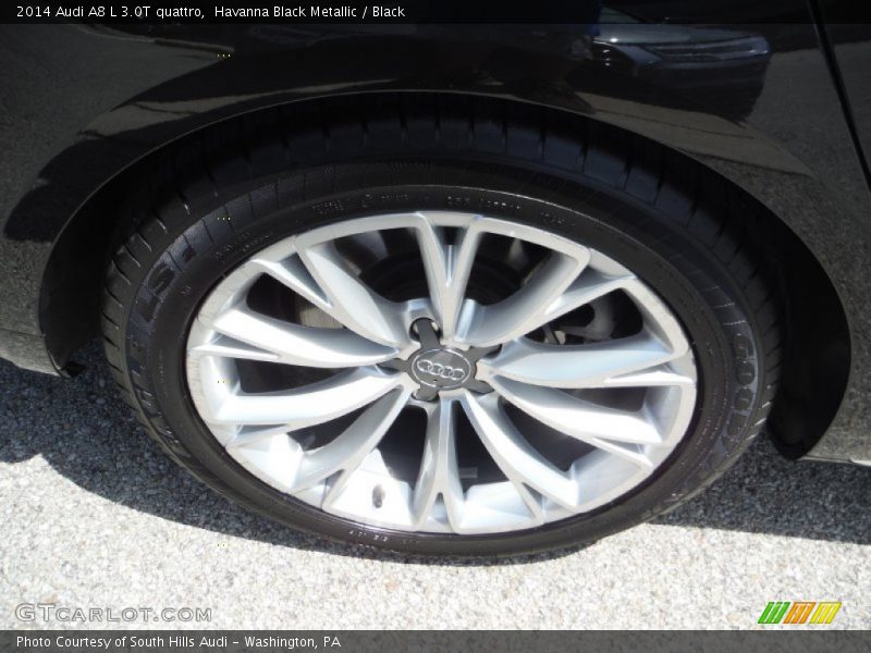 Havanna Black Metallic / Black 2014 Audi A8 L 3.0T quattro