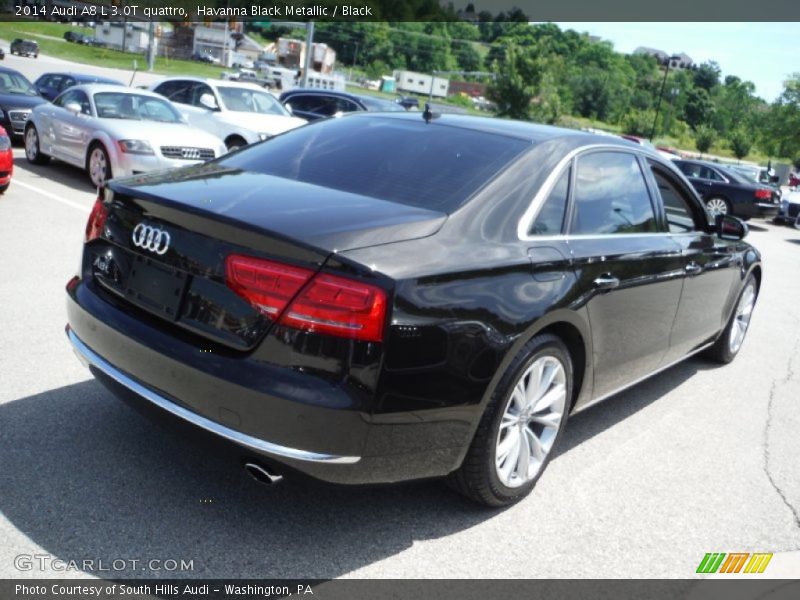 Havanna Black Metallic / Black 2014 Audi A8 L 3.0T quattro