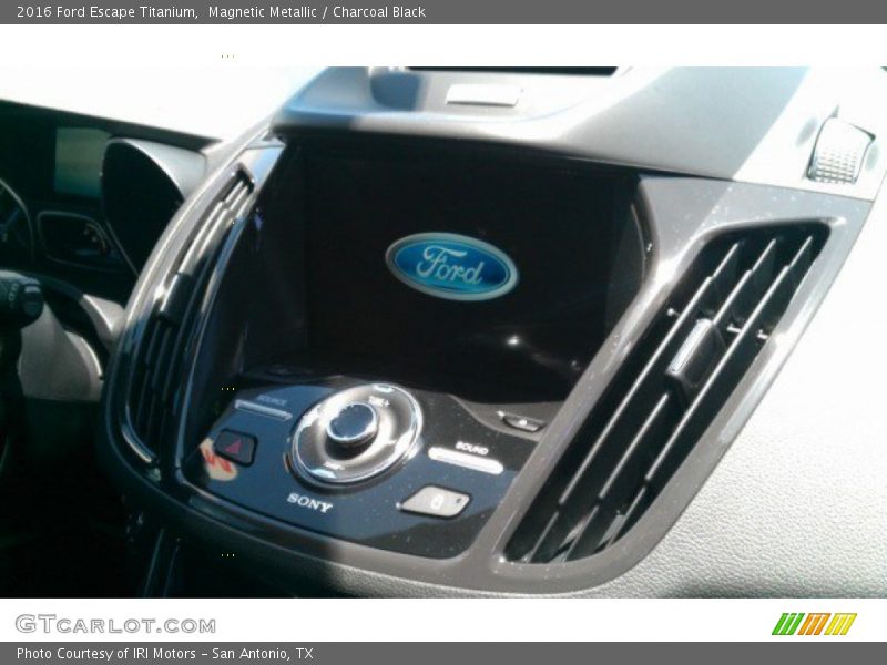 Magnetic Metallic / Charcoal Black 2016 Ford Escape Titanium